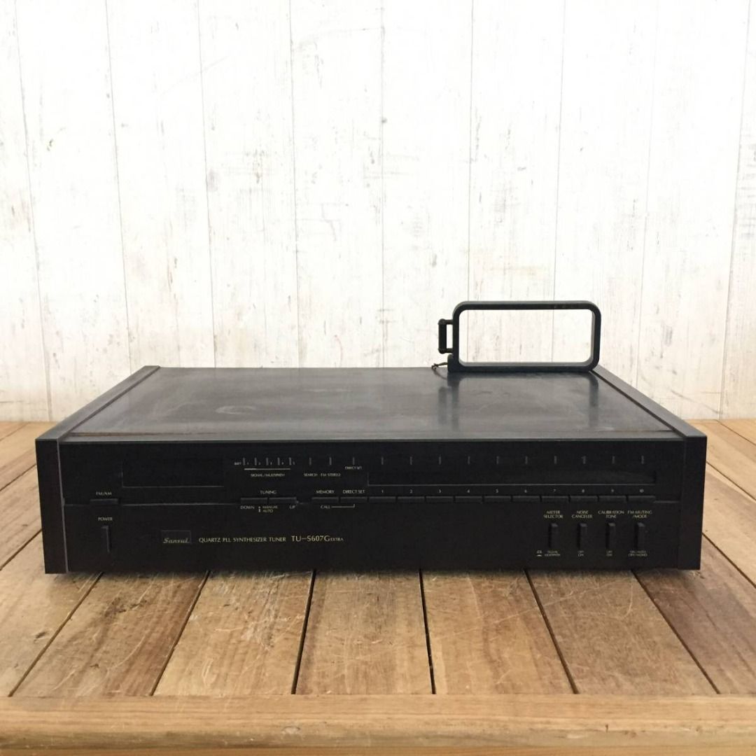 SANSUI山水電機TU-S607G EXTRA立體聲調諧器AM/FM音響設備帶天線, 音響