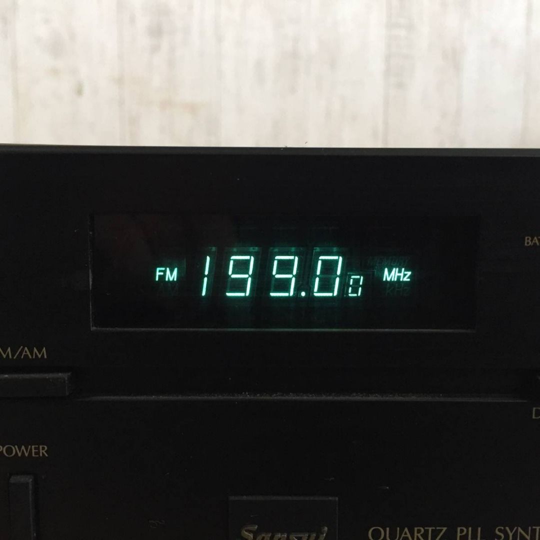 SANSUI山水電機TU-S607G EXTRA立體聲調諧器AM/FM音響設備帶天線, 音響