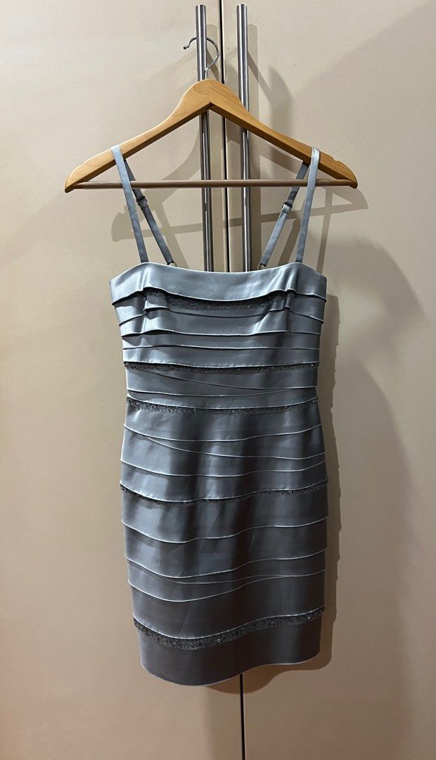 Strappy bodycon dress bcbg online