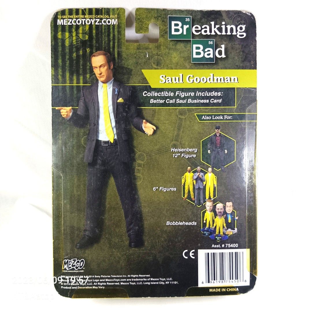 Mezco Toyz Breaking Bad Saul Goodman 6 Collectible Static Figure On Carousell 2661