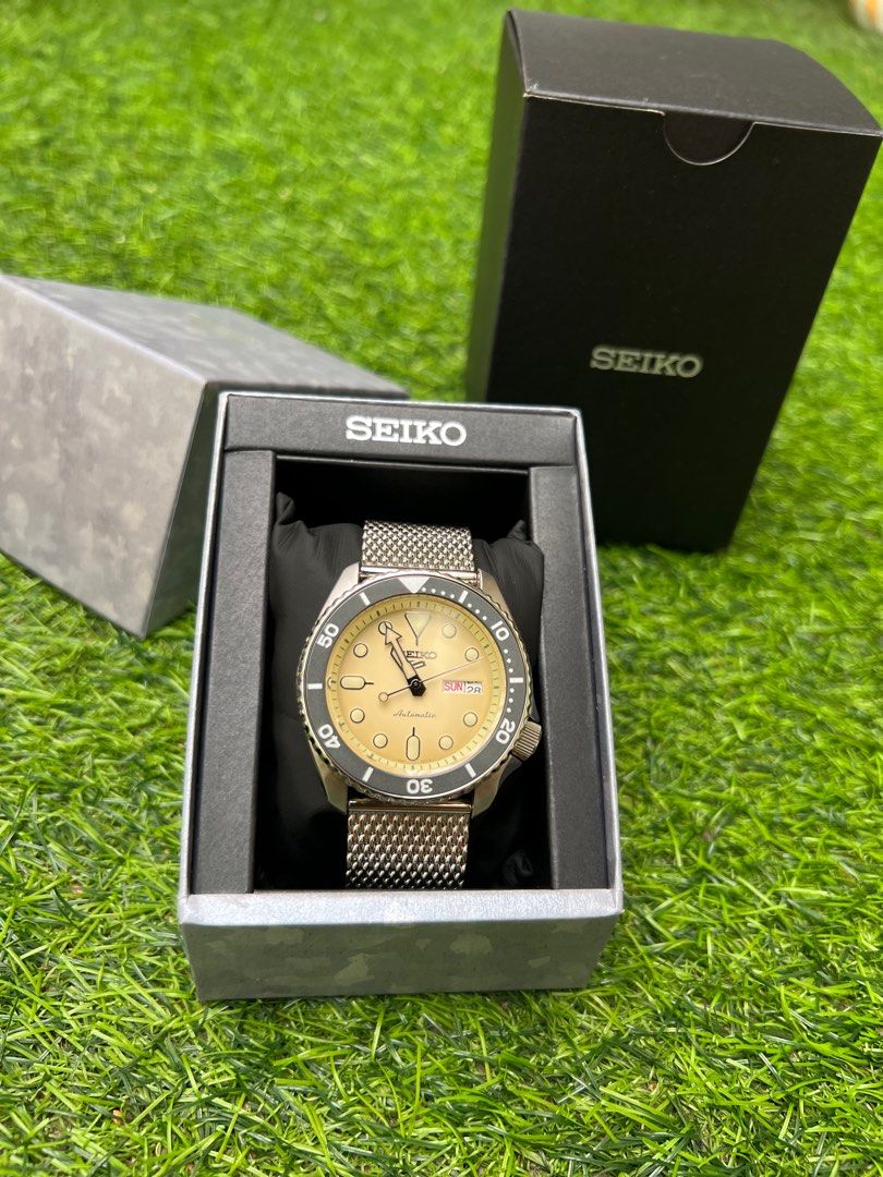 seiko 5 sports men's automatic watch