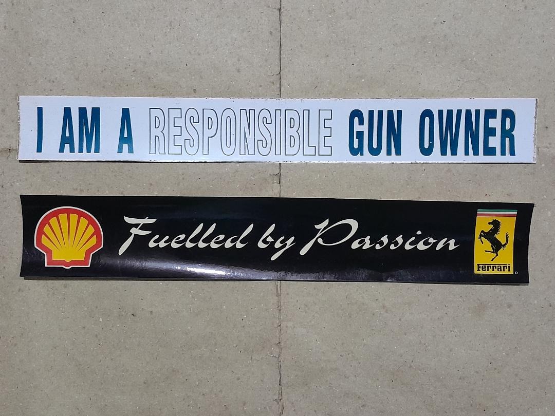 SHELL Philippines EXCLUSIVE SHELL FERRARI Bumper Sticker on Carousell