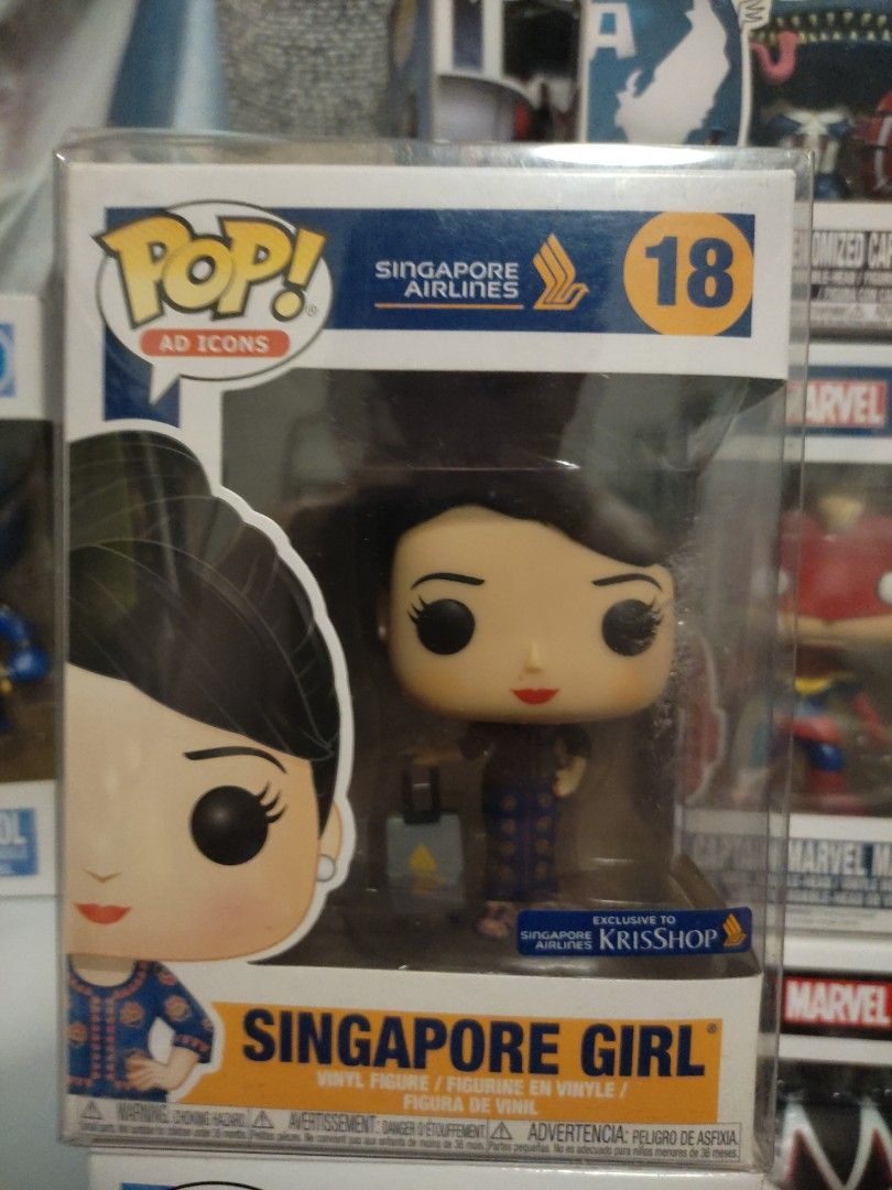 Singapore girl funko pop, Hobbies & Toys, Toys & Games on Carousell