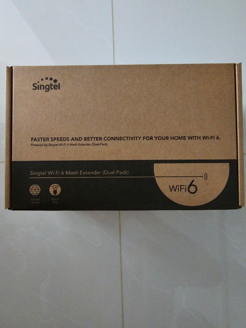 Singtel AX5400 WiFi 6 Mesh Router Dual pack, Computers & Tech, Parts ...