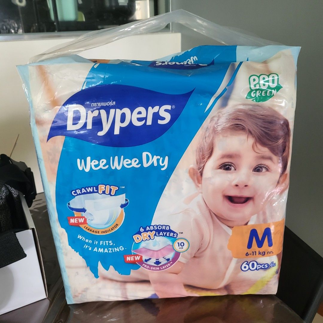 Drypers wee wee dry shop size m