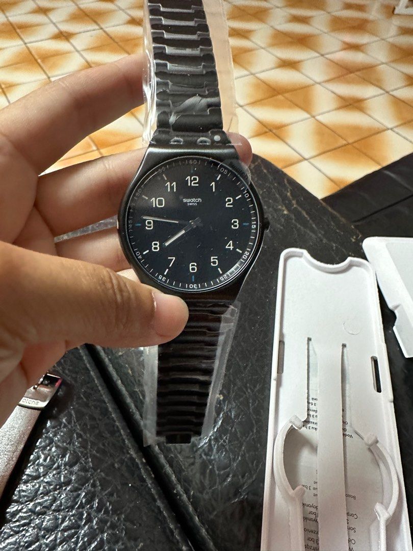 Swatch skin suit black on sale
