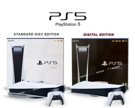 Sony PlayStation 5 PS5 Console With 1 Controller Disc Version 
