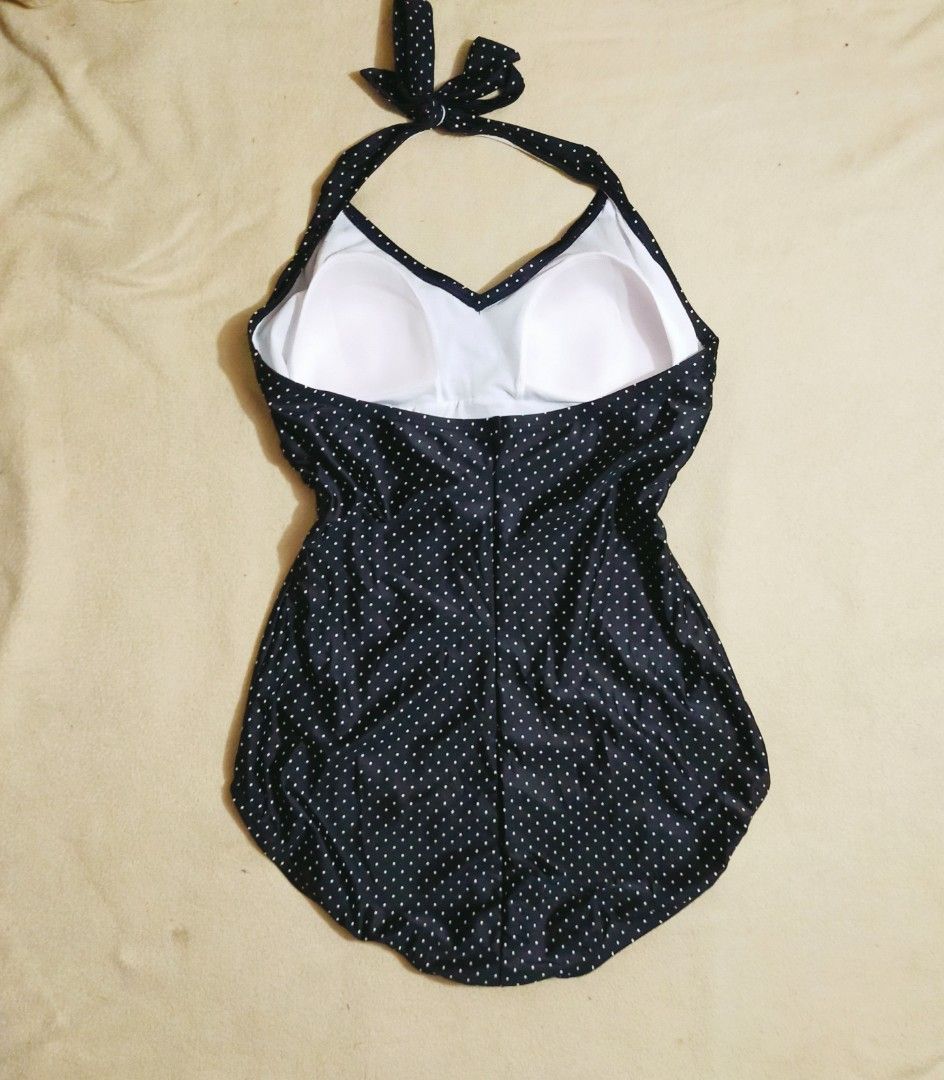 Polka Dots Halter Bikini Swimwear main image 1