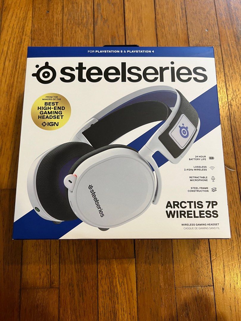 Steelseries Arctis 7P Wireless Audio Headphones Headsets on
