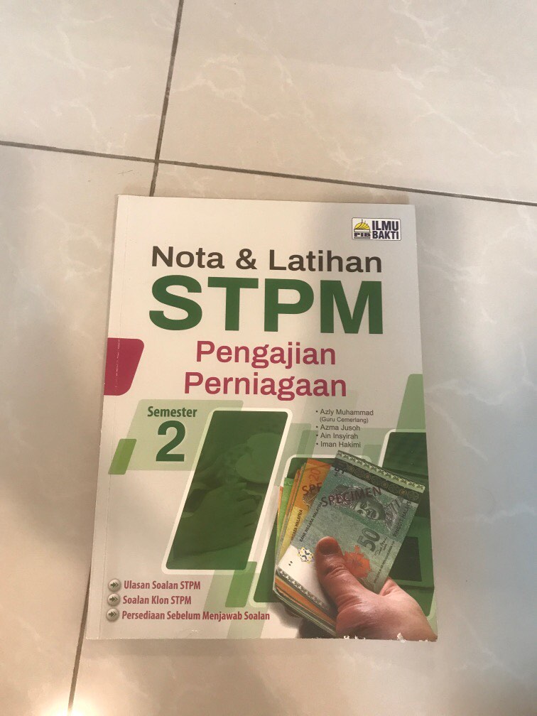 Stpm Pengajian Perniagaan Nota And Latihan Sem 2 Hobbies And Toys Books