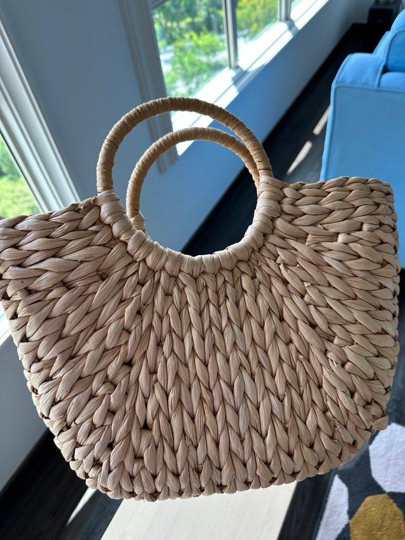 Gap woven straw bag deals