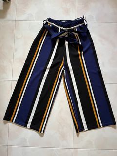 Striped culottes