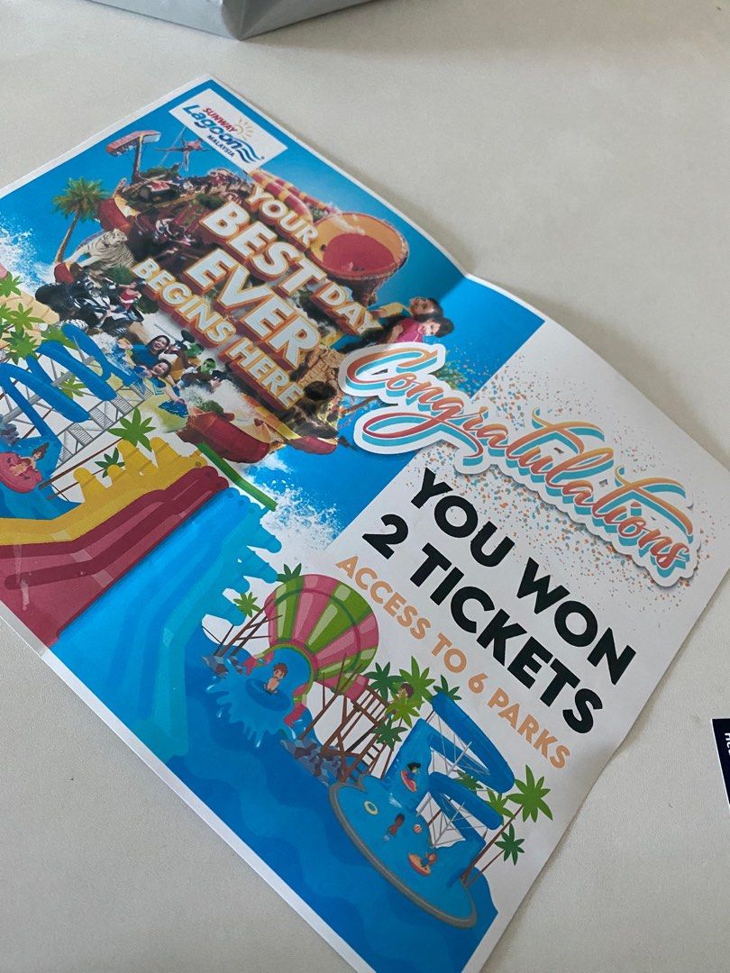 Sunway Lagoon ticket , Tickets & Vouchers, Local Attractions and
