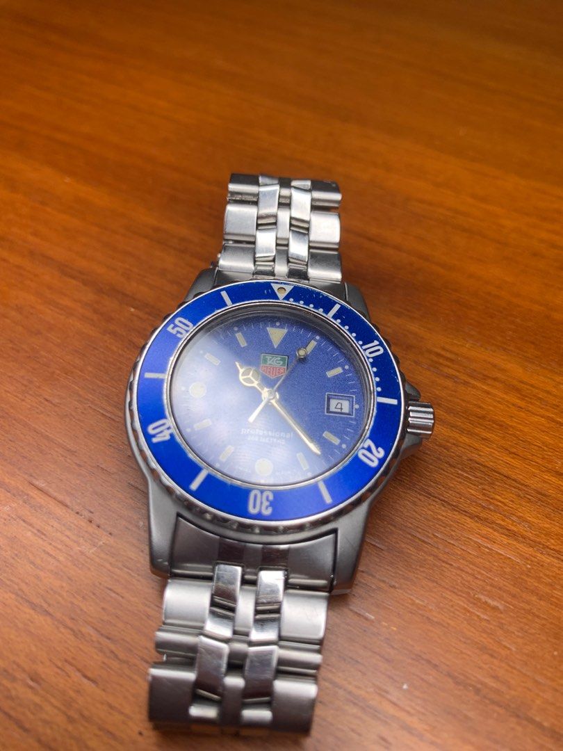 Tag Heuer 1500 series Blue Face Sunburst Men watch Swiss Men s