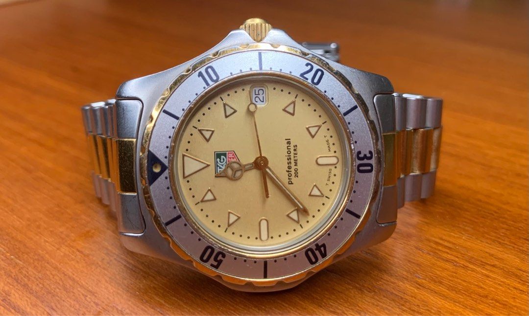 Tag heuer sales silver gold