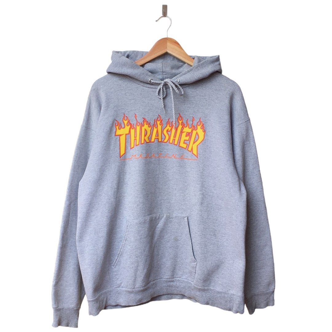 Thrasher Flame Logo Hoodie Men s Fashion Coats Jackets and
