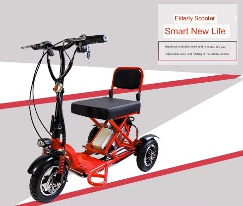 Electric folding on sale tricycle scooter