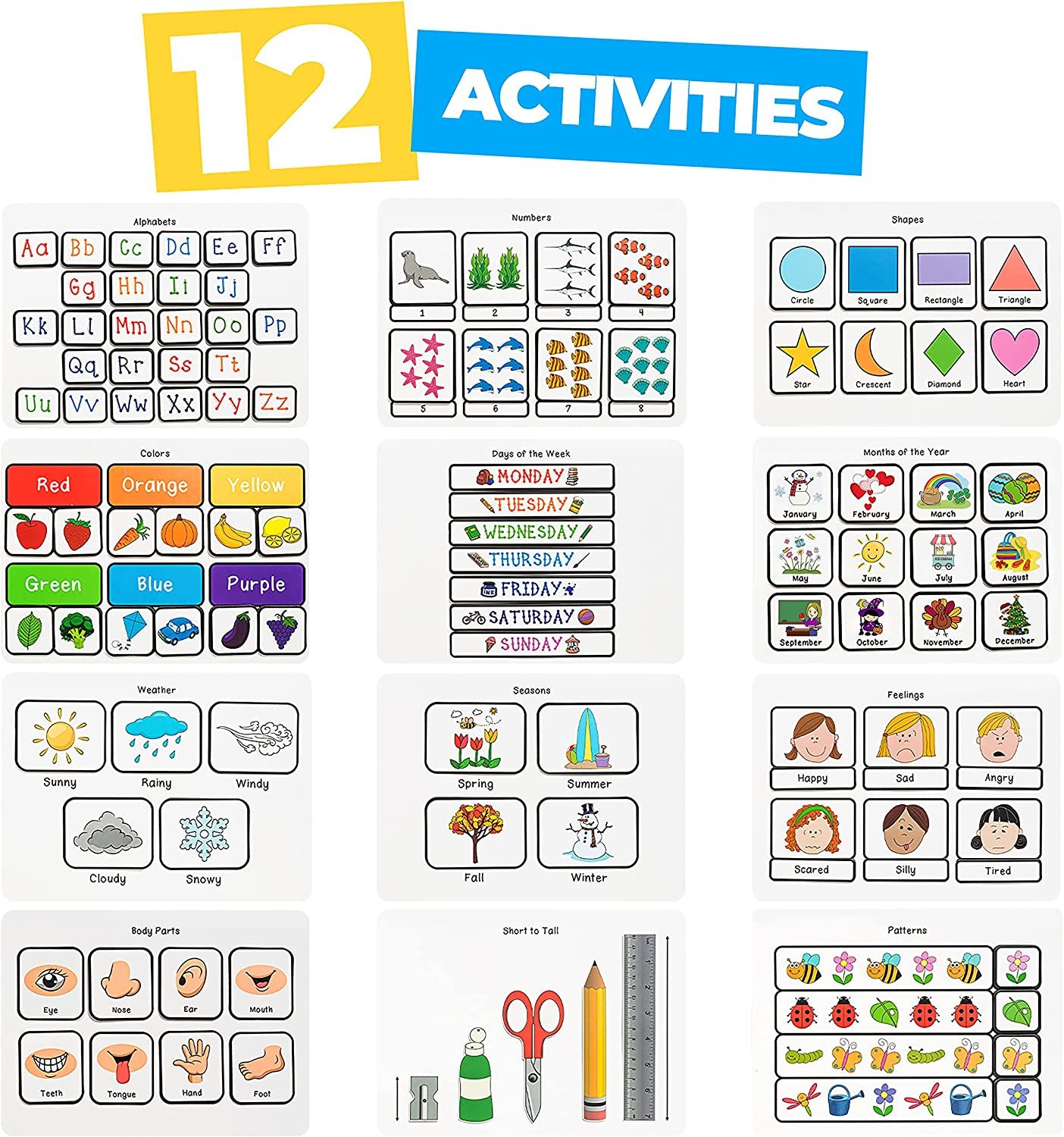 Tinkletots Montessori Preschool Busy Book for Toddlers, Montessori Toys ...