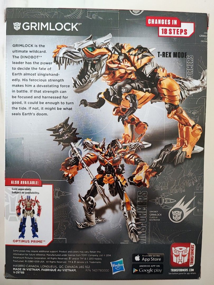 Transformers Autobot Grimlock Voyager Class ORIGINAL BNIB, Hobbies