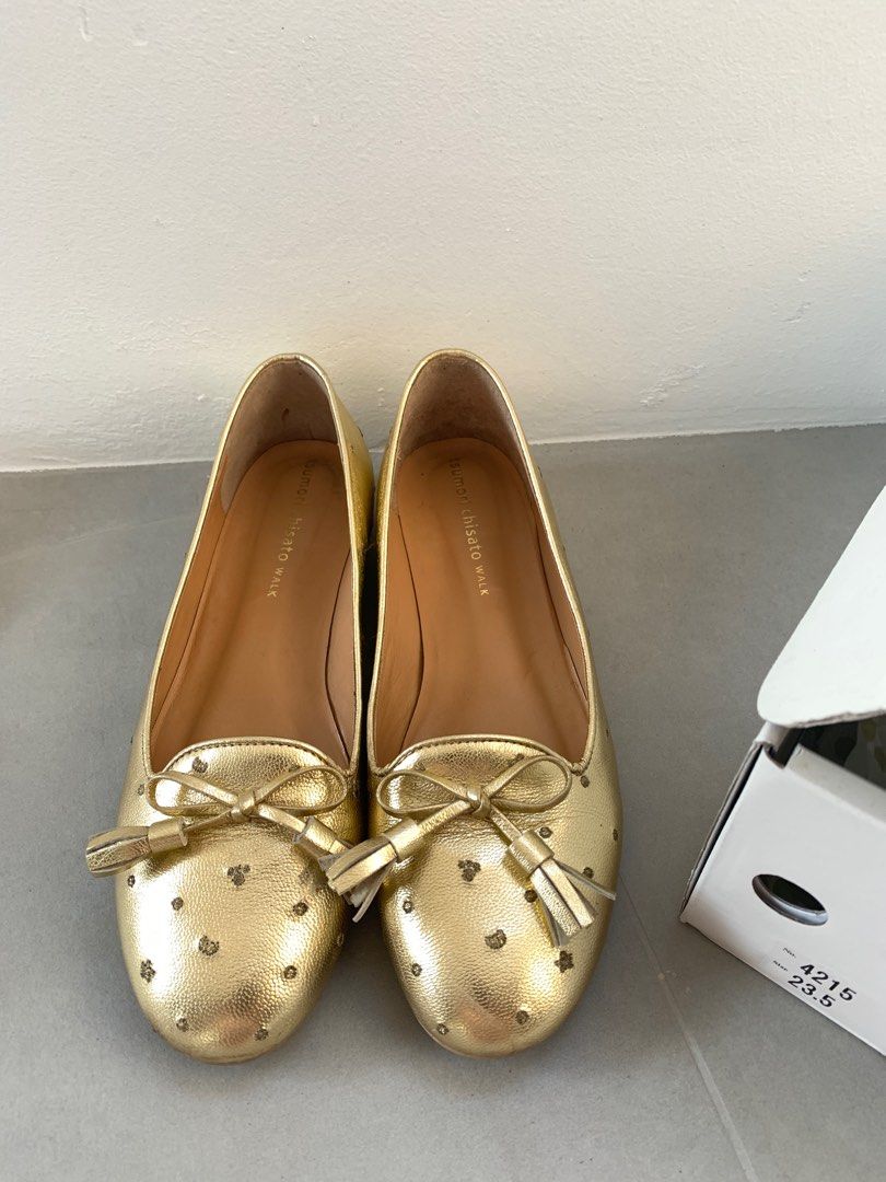 Gold oxfords hotsell