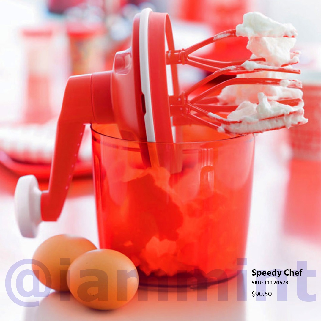 Tupperware 1.35L Turbo Speedy Chef Mixing Beater Whisker Mixer ...