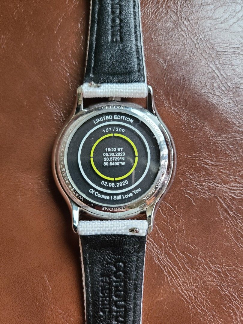 Undone x SpaceX Limited edition watch, 男裝, 手錶及配件, 手錶