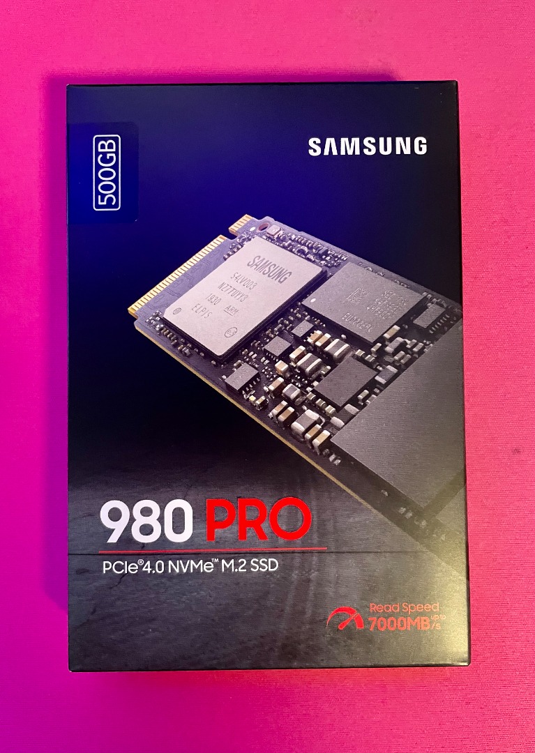 Used Samsung 980 Pro 500GB M.2 NVME SSD, Computers & Tech, Parts ...