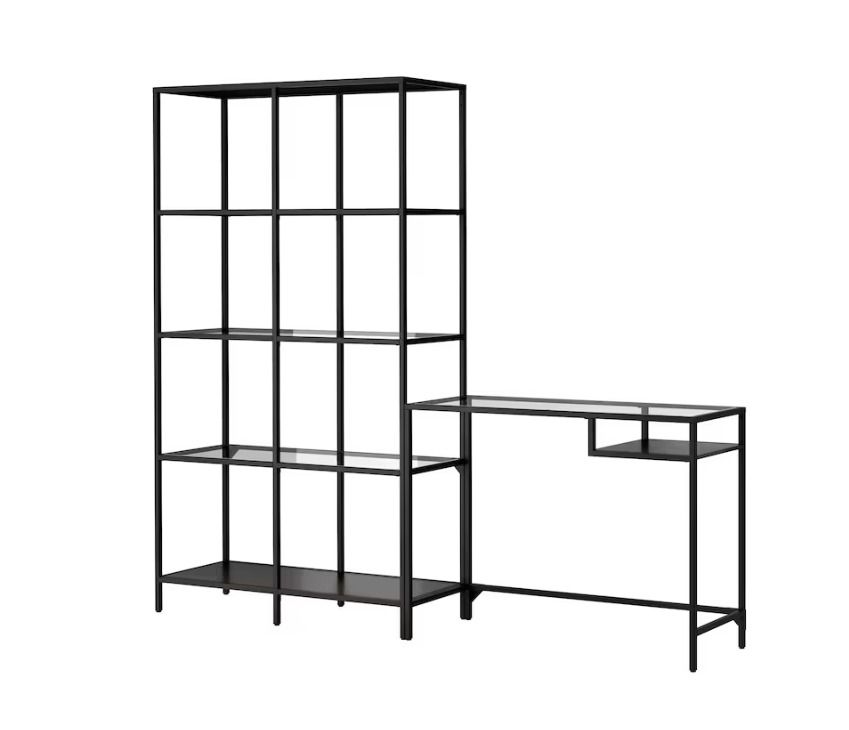 Vittsjö shelving unit with deals laptop table