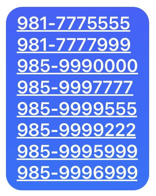 VANITY SIM (Category: Sim Cards) located in San Juan City. Submitted by marivicvictoriareyes (Listing ID 1236518391, Image 1). Description: VANITY SIM LUCKY NUMBER PERSONAL NUMBER BUSINESS NUMBER.