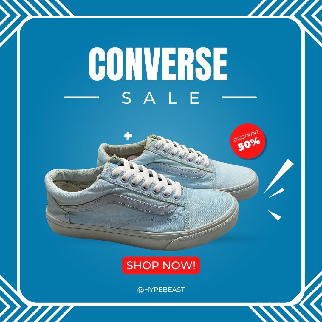 Vans Old Skool Ice Blue 721277 Size 42