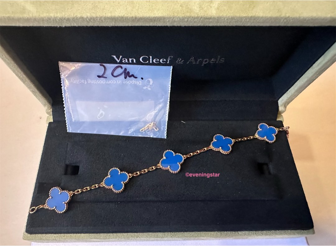 Van cleef deals blue agate bracelet