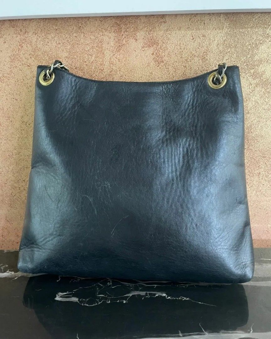 FULL SET CLASSIC CHANEL Black Caviar Leather Big CC Gold Chain Shopper Tote  Bag - My Dreamz Closet