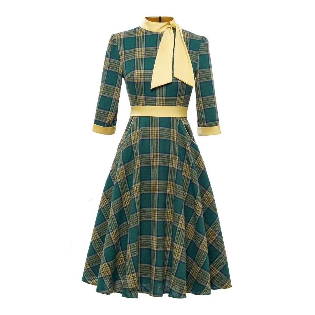 Checkered clearance vintage dress
