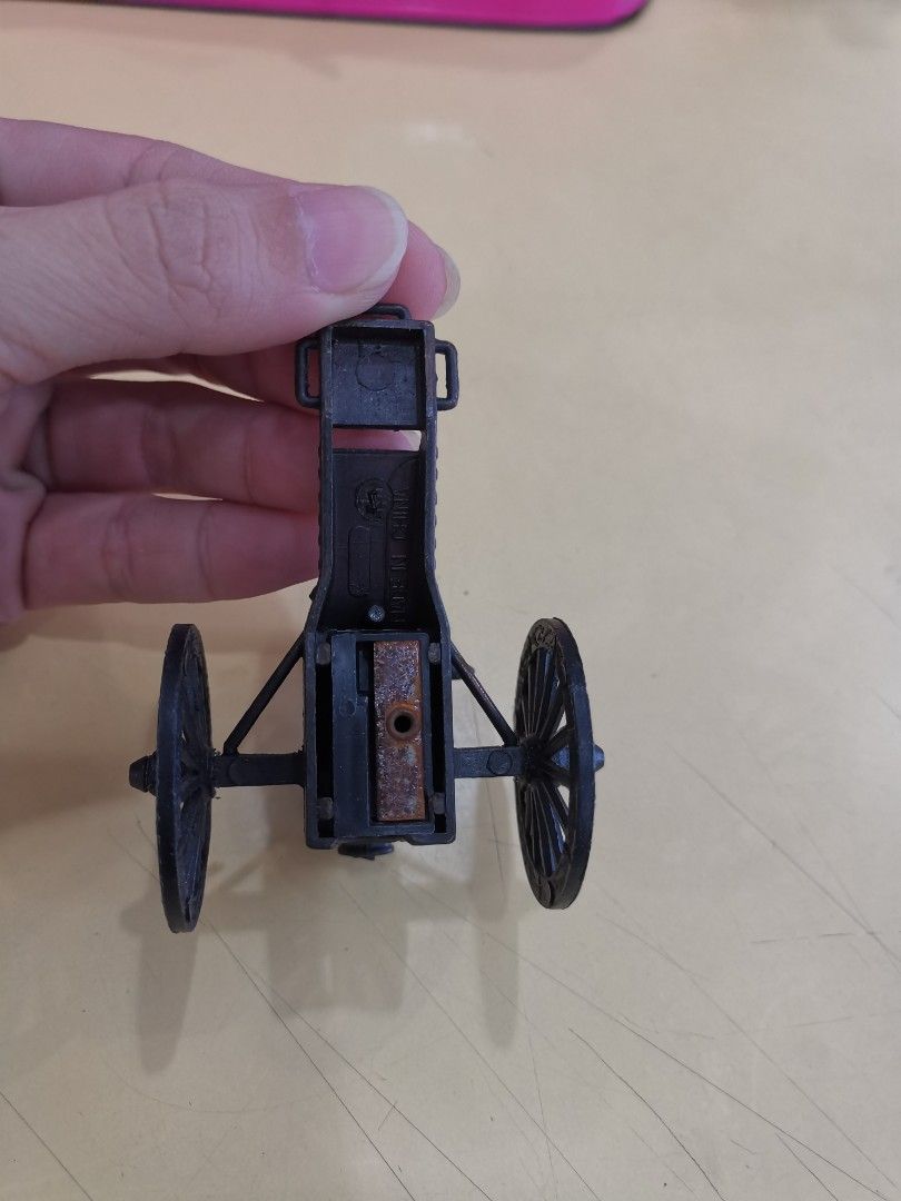 Vintage Metal Pencil Sharpener Civil War Era Hand Crank Gatling Gun
