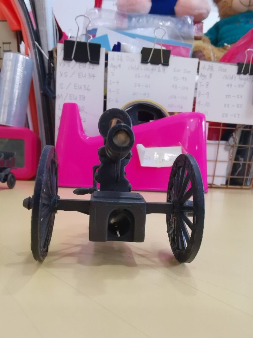 Vintage Metal Pencil Sharpener Civil War Era Hand Crank Gatling Gun