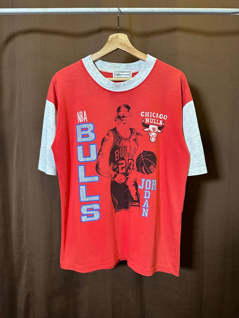Vintage Michael Jordan NBA tshirt Men s Fashion Tops Sets