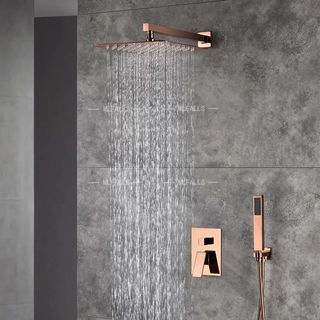 Wall Shower Stainless steel Hot and Cold available in Different color Shower Rainfall