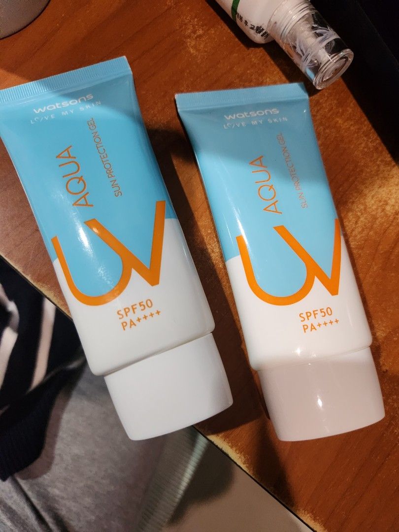 Watsons uv aqua sunscreen, Beauty & Personal Care, Face, Face Care on
