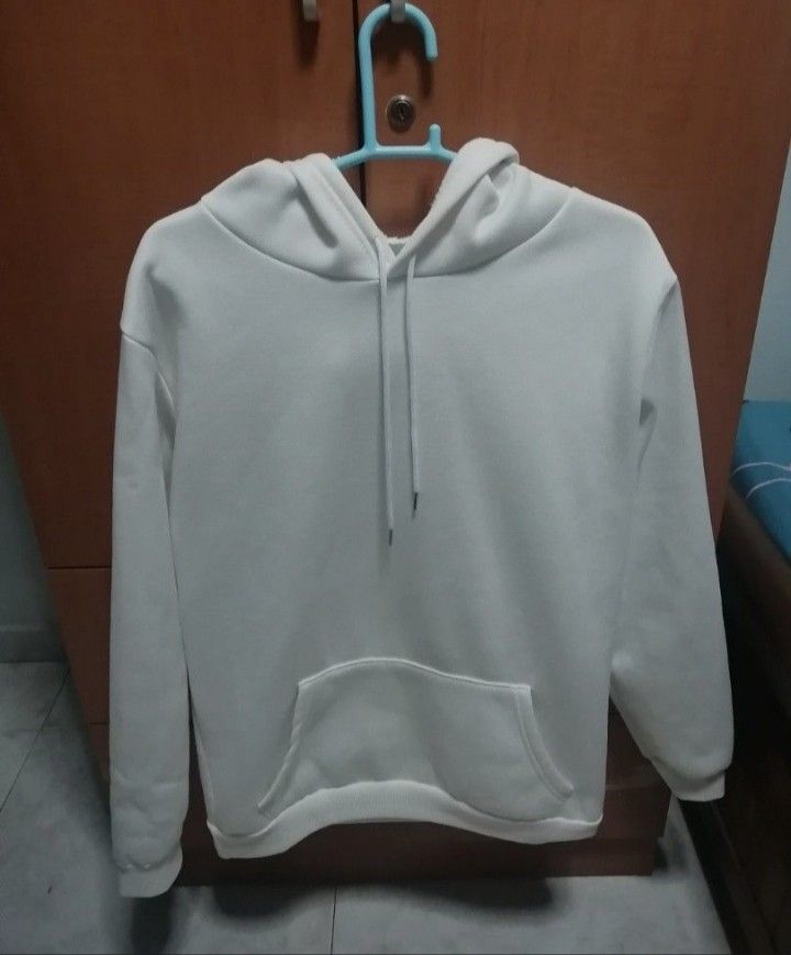 White hoodie jumper online