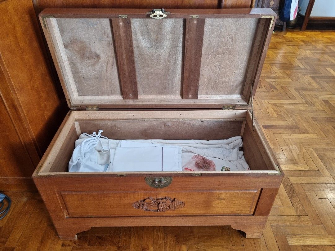 Wooden Chest, Furniture & Home Living, Furniture, Other Home Furniture