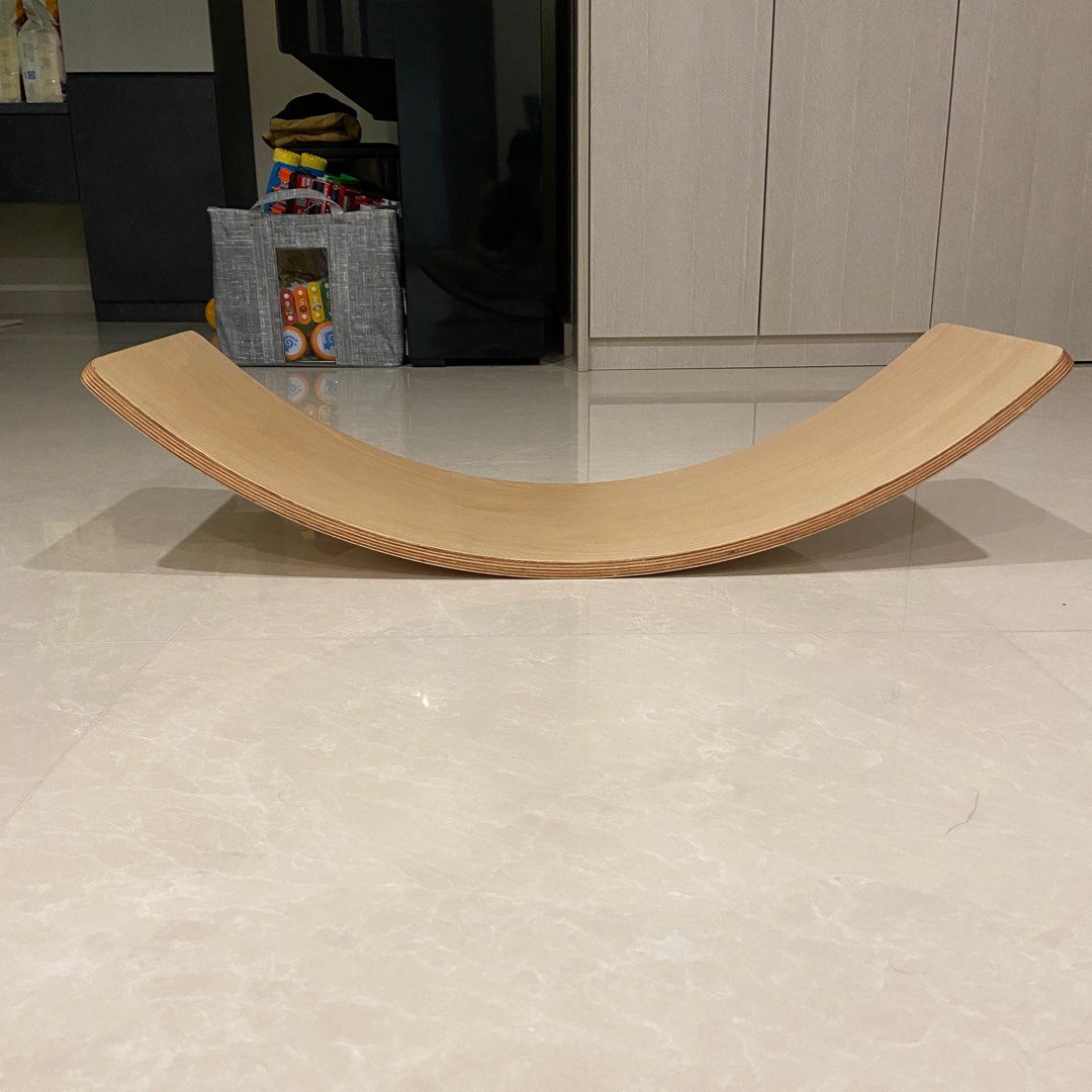 Wooden Wobble Board, Babies & Kids, Infant Playtime on Carousell