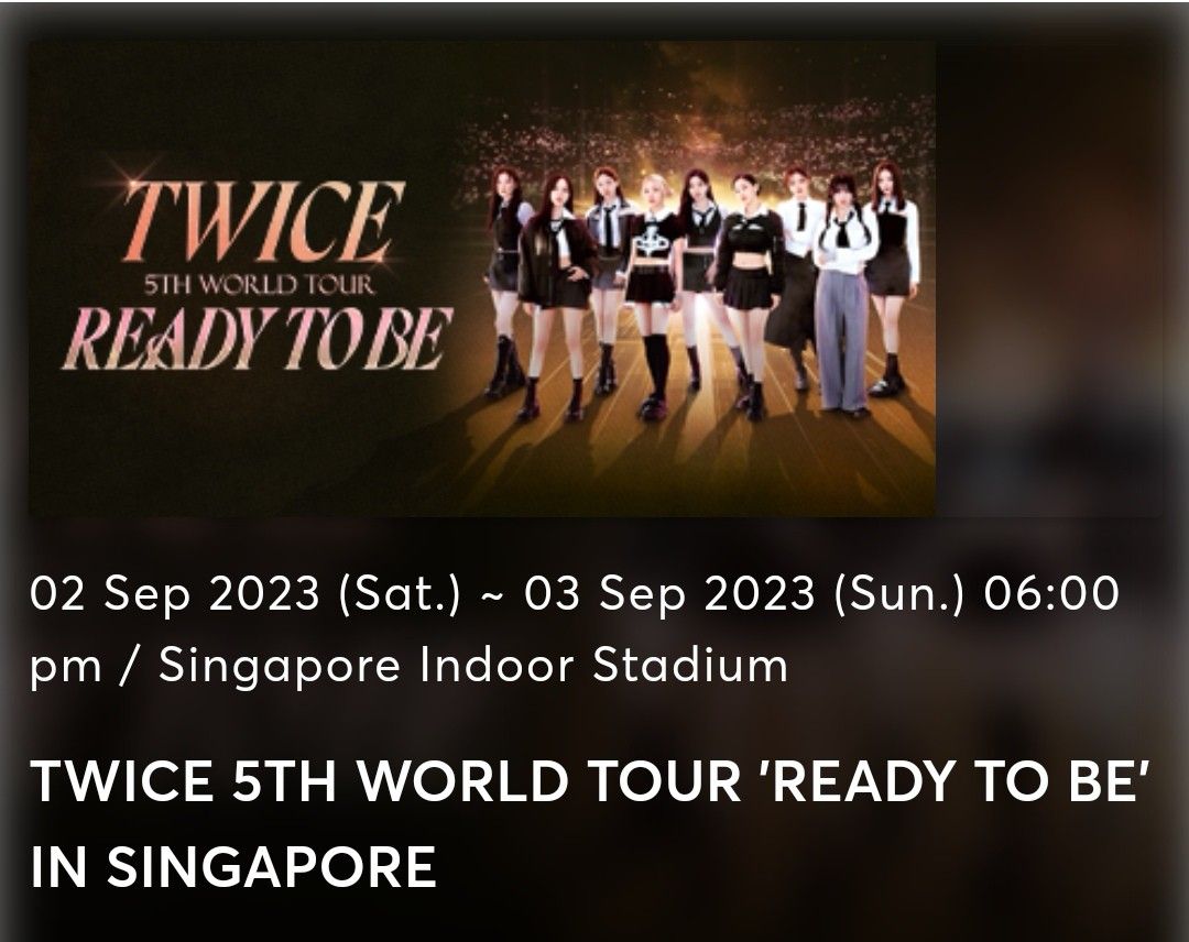 TWICE 5TH WORLD TOUR READY TO BE 2023 CONCERT - DAY 1 SEOUL