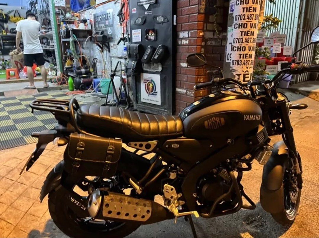 XSR 155 Saddle Bag Rack Motorcycles Motorcycle Accessories on