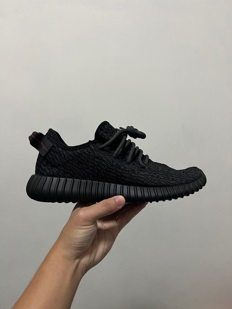 Yeezy Boost 350 V1 Pirate Black Men s Fashion Footwear Sneakers