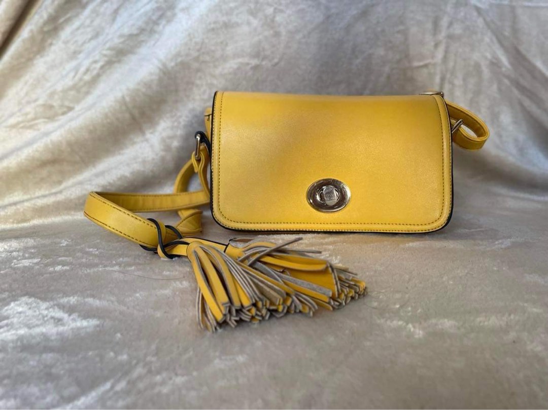 Yellow crossbody bag on Carousell