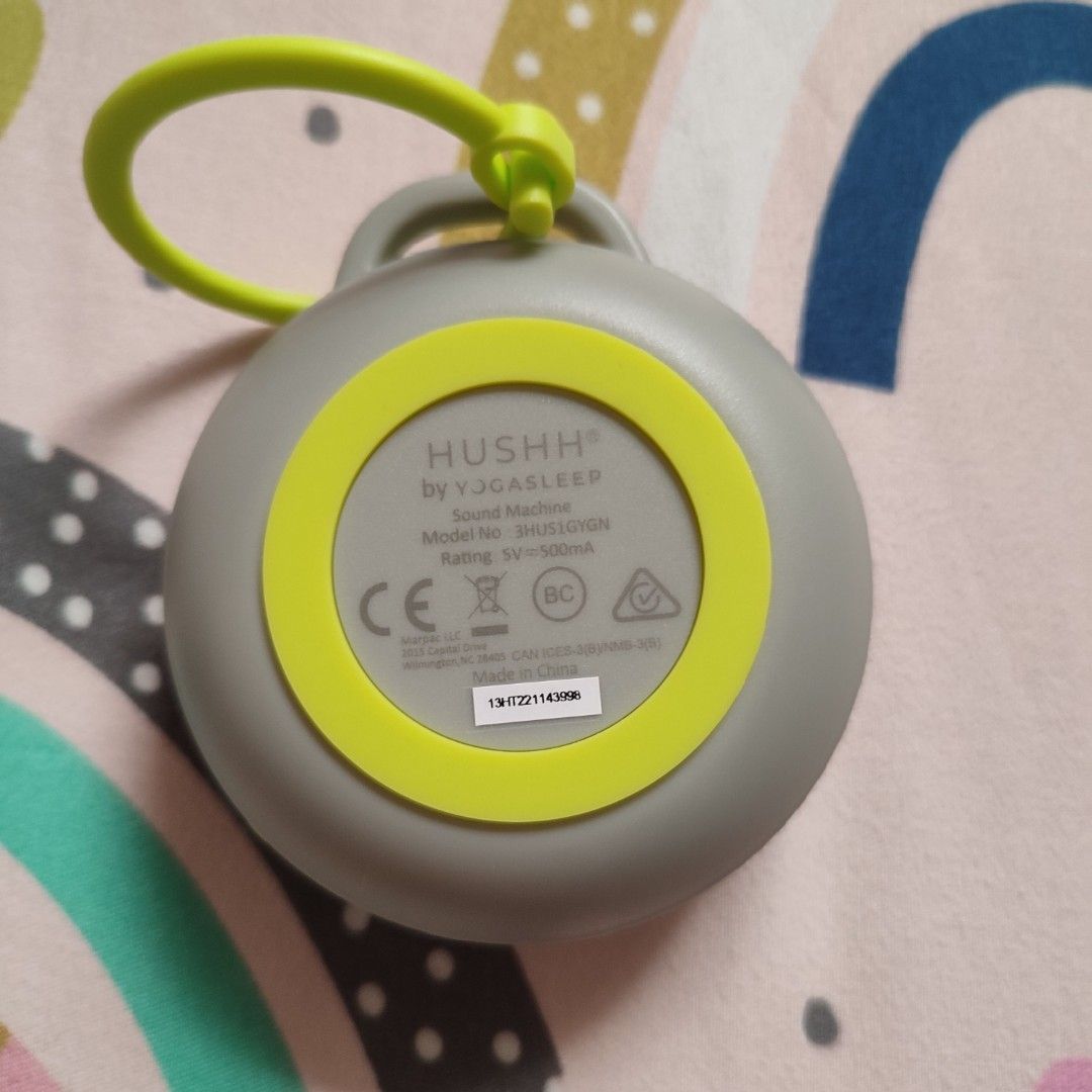 Yogasleep Hushh Portable White Noise Sound Machine on Carousell