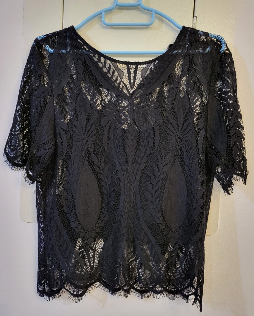 ZARA LACE TOP on Carousell
