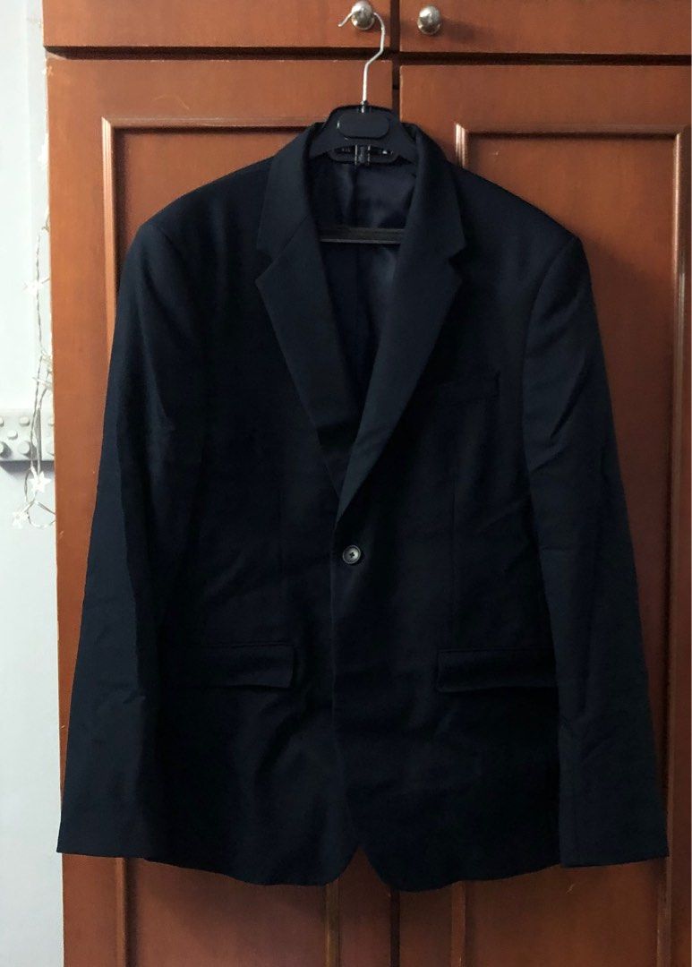 ZARA MAN Smart Formal Black Blazer Outerwear Slim Tailoring