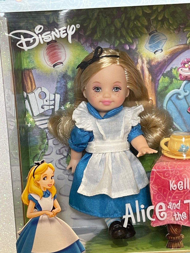 Vintage Disney Barbie Kelly & Tommy as Alice In Wonderland Collectible Set,  NEW