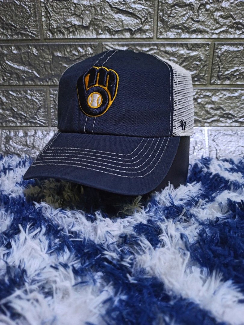 Men's '47 Milwaukee Brewers Khaki Bucket Hat